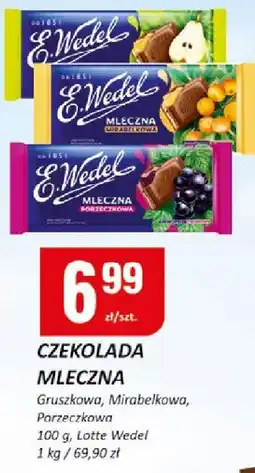 Chorten Czekolada mleczna gruszkowa, mirabelkowa, porzeczkowa Lotte Wedel oferta