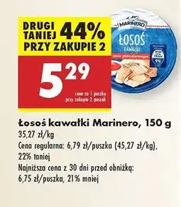 Biedronka Łosoś kawałki Marinero, 150 g oferta