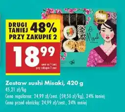 Biedronka Zestaw sushi Misaki 420 g oferta