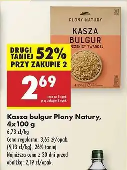Biedronka Kasza bulgur Plony Natury, 4x100 g oferta