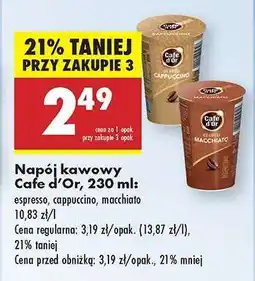Biedronka Napój kawowy Cafe d'Or, 230 ml oferta