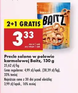 Biedronka Precle solone w polewie karmelowej Baitz, 130 g oferta