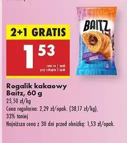 Biedronka Rogalik kakaowy Baitz 60 g oferta