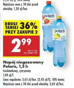 Biedronka Napój niegazowany Polaris, 1,5 l oferta