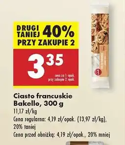Biedronka Ciasto francuskie Bakello, 300 g oferta