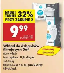Biedronka Wkład do dzbanków filtrujących Dafi oferta