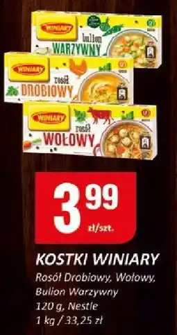 Chorten Kostki Winiary rosół drobiowy, wołowy, bulion warzywny Nestle oferta