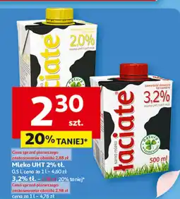 Auchan Mleko UHT 3.2% Łaciate oferta