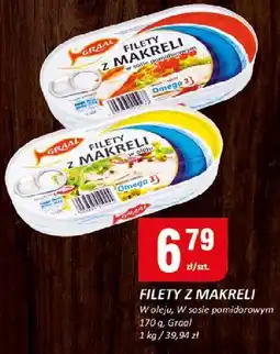 Chorten Filety z makreli w oleju, w sosie pomidorowym Graal oferta