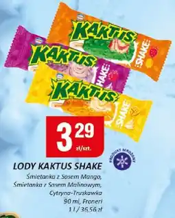 Chorten Lody kaktus shake śmietanka z sosem mango, malinowym, cytryna-truskawka Froneri oferta