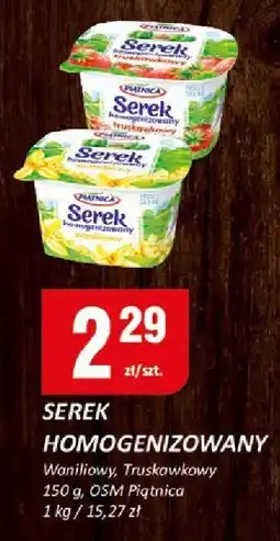 Chorten Serek homogenizowany waniliowy, truskawkowy Piątnica oferta