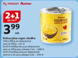 Auchan Kukurydza super słodka Auchan oferta