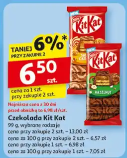 Auchan Czekolada Kit Kat oferta