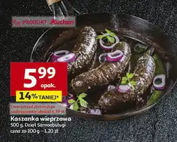 Auchan Kaszanka wieprzowa Auchan oferta