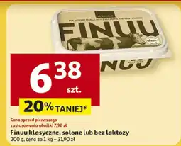 Auchan Ser Finuu klasyczne, solone lub bez laktozy oferta