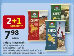 Auchan Chipsy Przysnacki różne rodzaje oferta