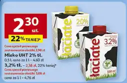 Auchan Mleko UHT 2% Łaciate oferta