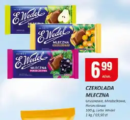 Chorten Czekolada mleczna E.Wedel gruszka/mirabelka/porzeczka oferta