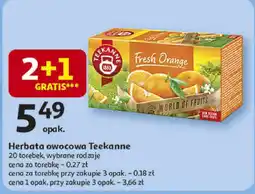 Auchan Herbata owocowa różne rodzaje Teekanne oferta