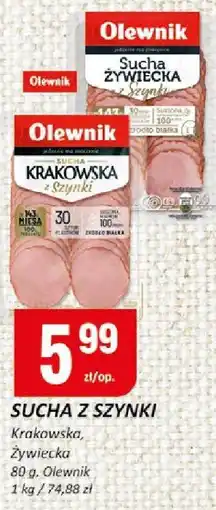 Chorten Kiełbasa sucha z szynki krakowska, żywiecka Olewnik oferta