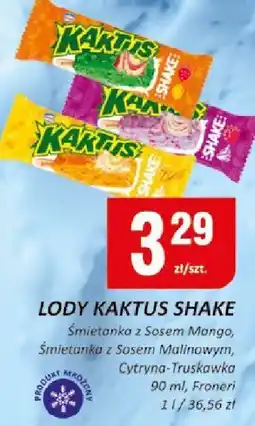 Chorten Lody kaktus shake śmietankowo-jogurtowe z sosem Froneri oferta