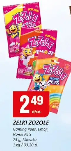 Chorten Żelki Zozole Gummy Pads, Emoji, Home Pets oferta