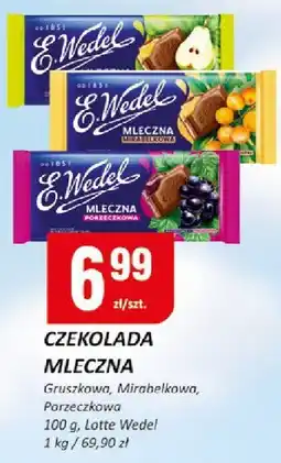 Chorten Czekolada E.Wedel mleczna gruszkowa, mirabelkowa, porzeczkowa oferta