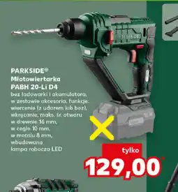 Kaufland Młotowiertarka Parkside PABH 20-Li D4 oferta