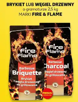 Kaufland Fire & flame brykiet lub węgiel drzewny oferta