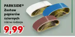 Kaufland Parkside zestaw papierów ściernych oferta