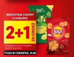 Lidl Chipsy zielona cebulka Snack Day oferta