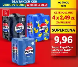 Lidl Napój Pepsi Zero oferta