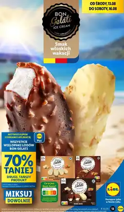 Lidl Lody migdałowe Bon Gelati oferta