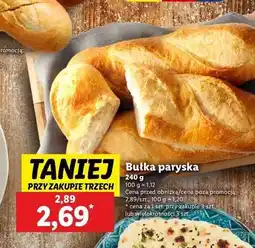 Lidl Bułka paryska oferta