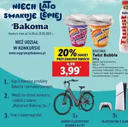 Lidl Jogurt brzoskwinia-marakuja Bakoma Bubble Twist oferta