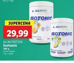 Lidl Izotonik w koncentracie cytrynowy Allnutrition Isotonic oferta