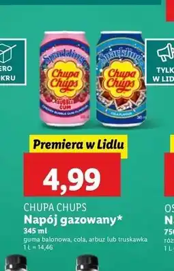 Lidl Napój watermelon Chupa Chups oferta