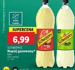 Lidl Napój lemon zero Schweppes oferta