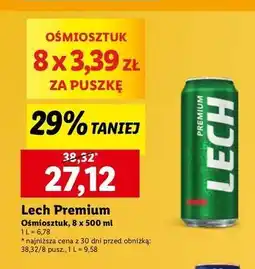Lidl Piwo Lech Premium oferta