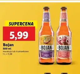 Lidl Piwo Bojan Truskawkowe oferta