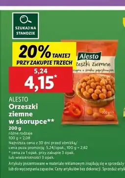 Lidl Orzeszki ziemne w cieście paprykowym Alesto oferta