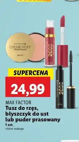 Lidl Błyszczyk do ust Max Factor 2000 Calorie Lip Glaze oferta
