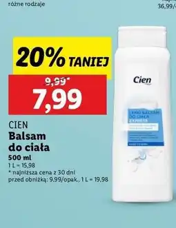 Lidl Balsam do ciała express Cien oferta
