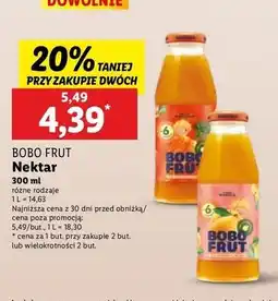 Lidl Nektar jabłko marchew Bobo Frut oferta