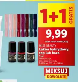 Lidl Lakier hydrydowy Miss Beauty oferta