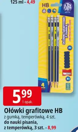 E.Leclerc Ołowki do nauki pisania z temperówką Astra oferta