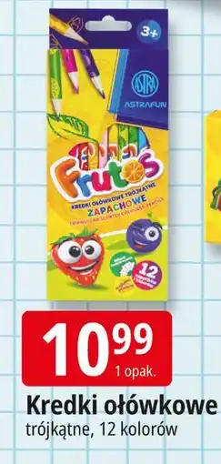 E.Leclerc Kredki ołówkowe trójkątne frutos Astra oferta