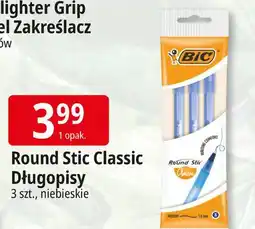 E.Leclerc Długopis round stick niebieski Bic Round Stick oferta