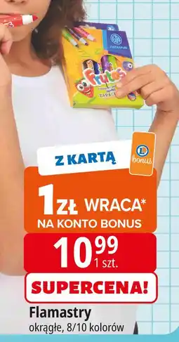 E.Leclerc Flamastry ze stempelkami frutos Astra oferta