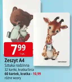 E.Leclerc Zeszyt a4/60k kratka oferta